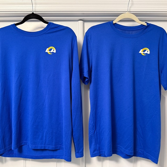 Nike LA Rams Team-Issued T’s Blue Large - Picture 1 of 9